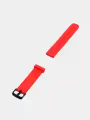 Красный силиконовый ремешок для Xiaomi Amazfit Bip/ Samsung/Huawei, 20 мм, с кнопкой Универсальный