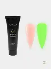 Бежевый акригель для наращивания ногтей Full Beauty, 15 мл