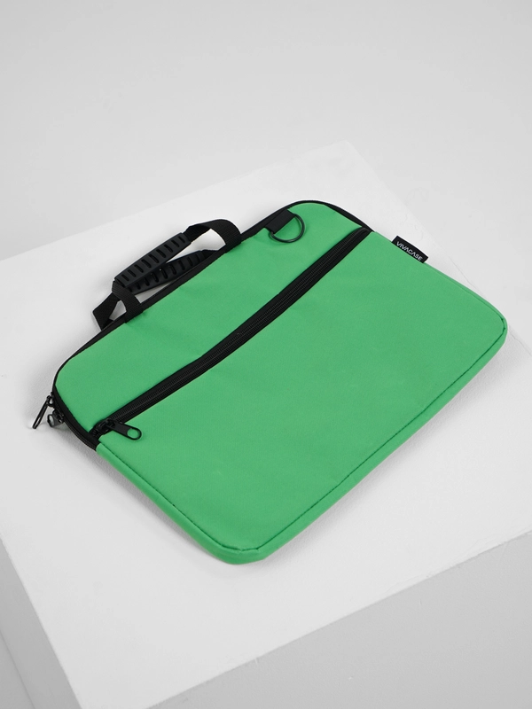 Сумка для ноутбука Vivacase Business Slim 14", оксфорд, зеленый, VCN-CBSL14-green