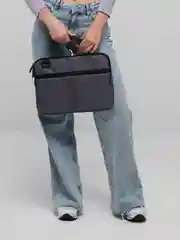 Сумка для ноутбука VIVACASE Business Slim 14", оксфорд, серый, VCN-CBSL14-gr