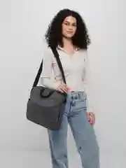 Сумка для ноутбука Vivacase BusinessTrip 15.6", оксфорд, серый, VCN-BTRP15-gr