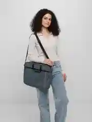 VIVACASE Сумка для ноутбука Business 15.6", оксфорд, серый (VCN-CBS15-gr)