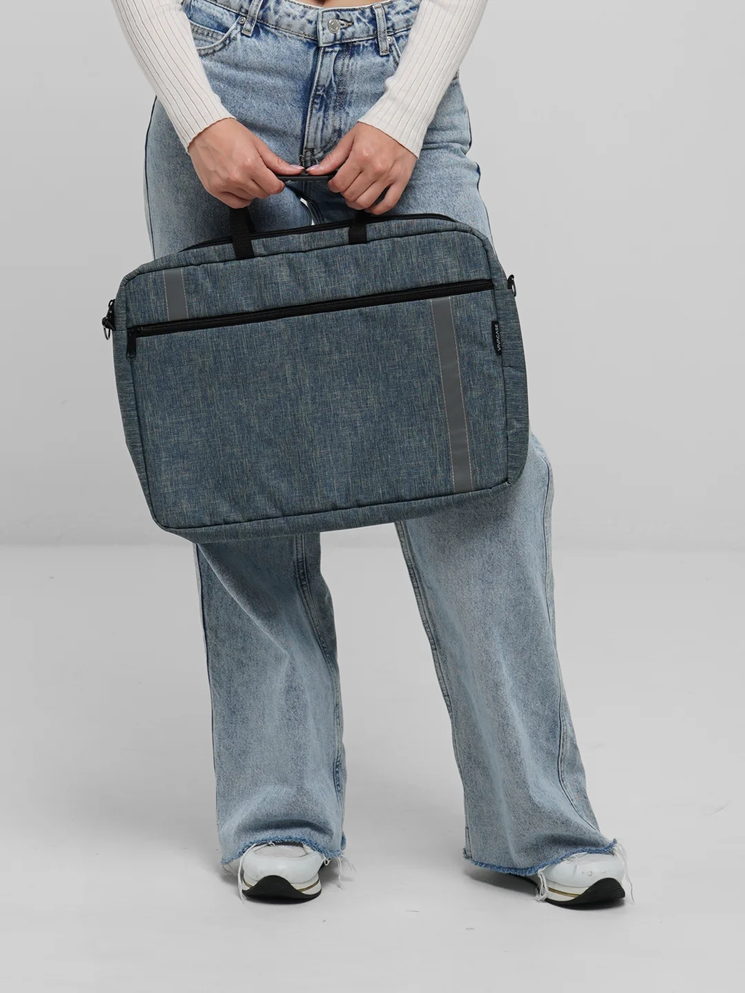 VIVACASE Сумка для ноутбука Business 15.6", оксфорд, серый (VCN-CBS15-gr)