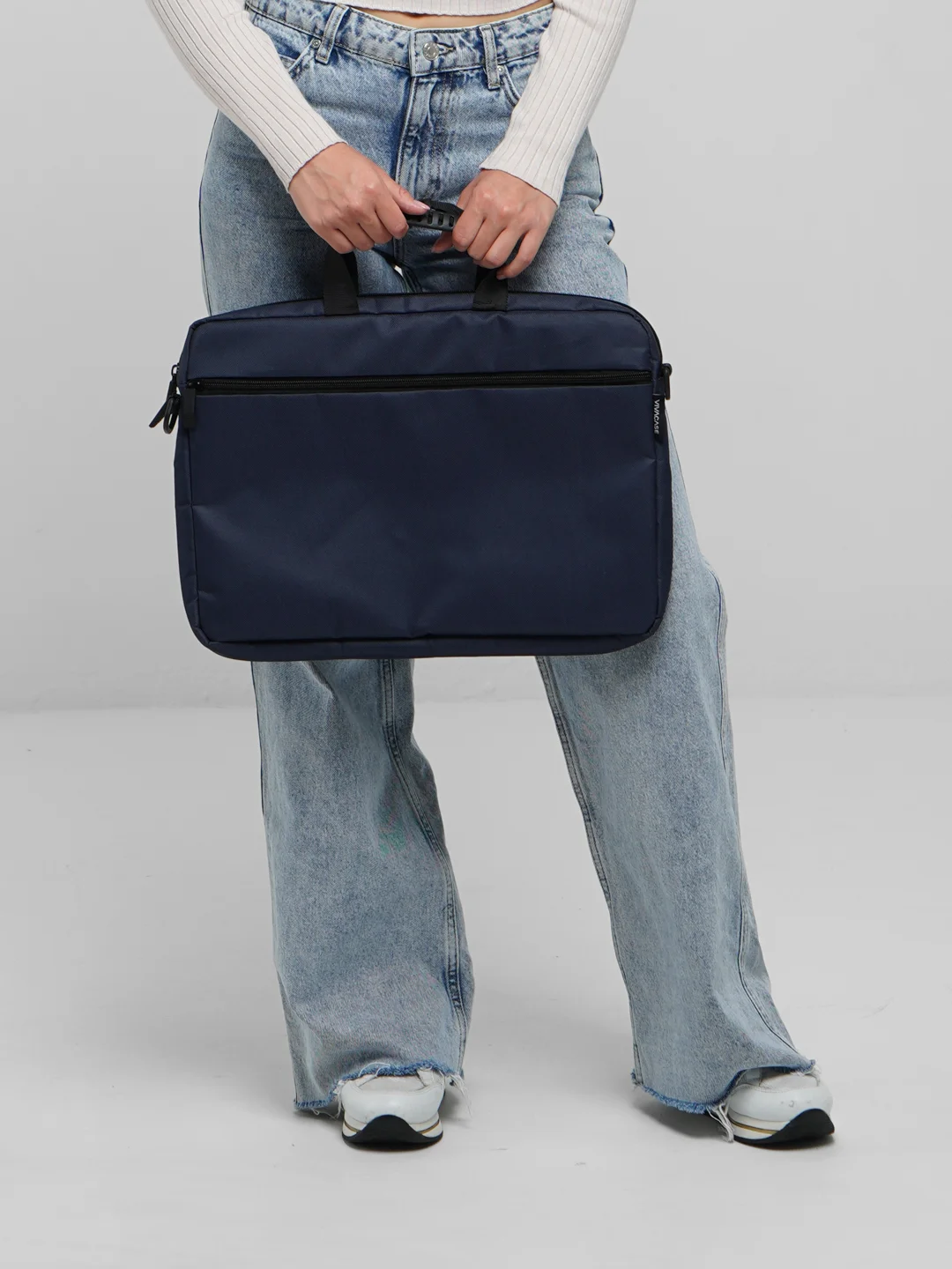 Сумка для ноутбука Vivacase Business 15.6", оксфорд, темно-синий, VCN-CBS15-darkblue