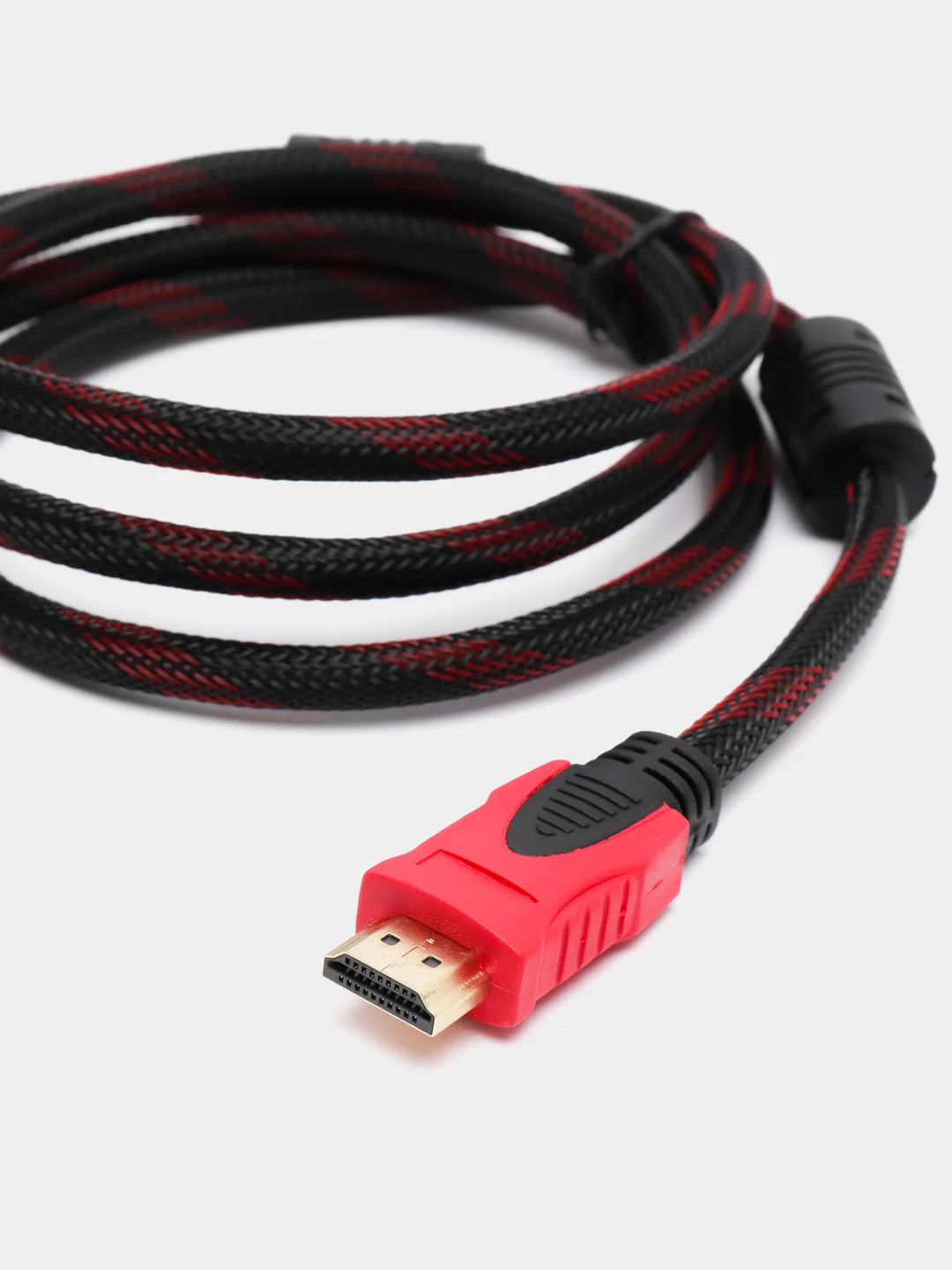 Кабель HDMI-HDMI в оплетке с фильтром фиритовым