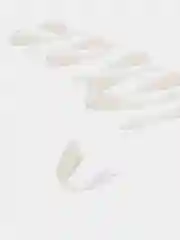 Белый силиконовые черви