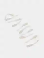 Белый силиконовые черви