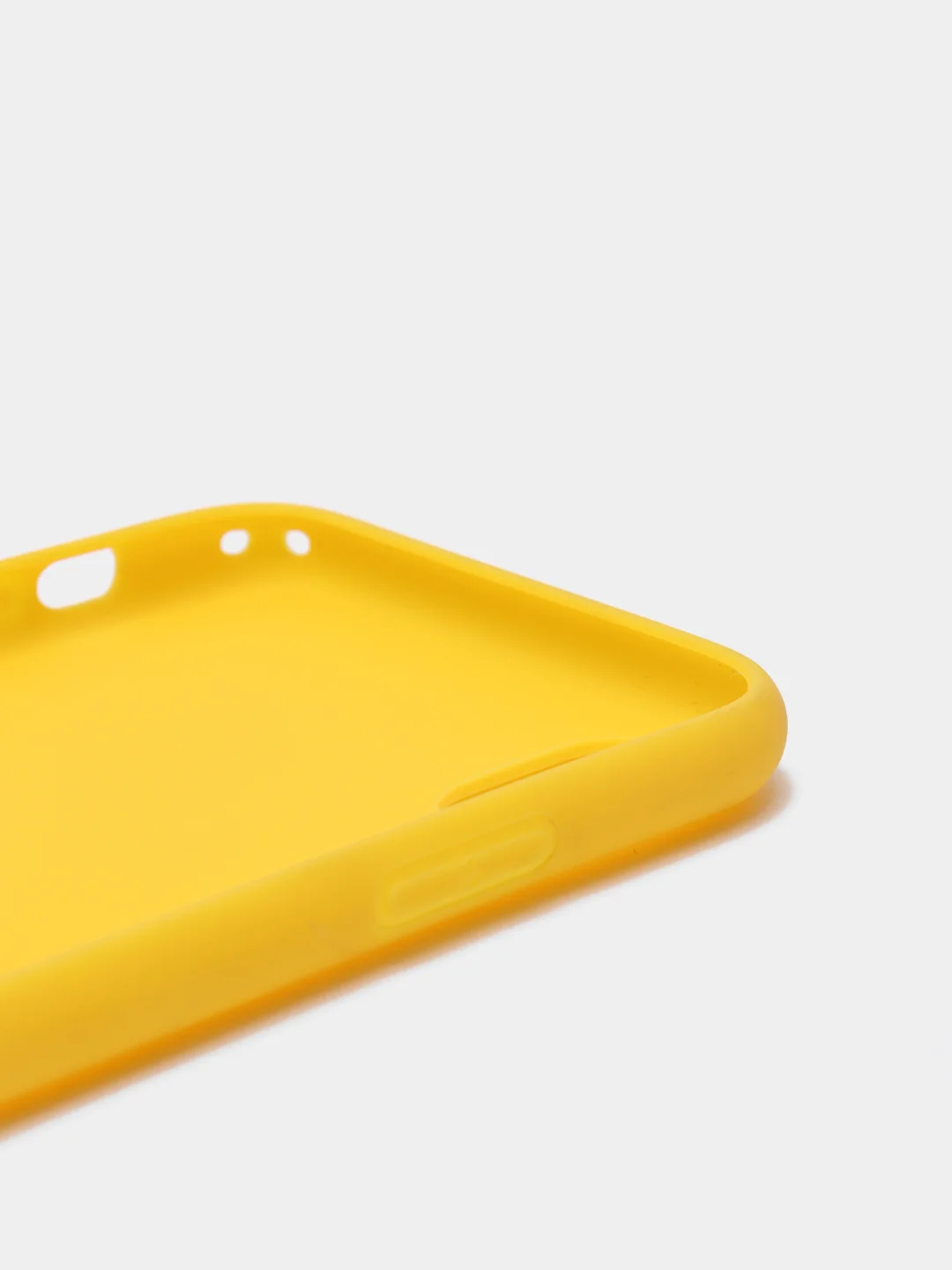 Желтый яркий силиконовый чехол для iPhone, 14 цветов