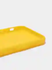Желтый яркий силиконовый чехол для iPhone, 14 цветов