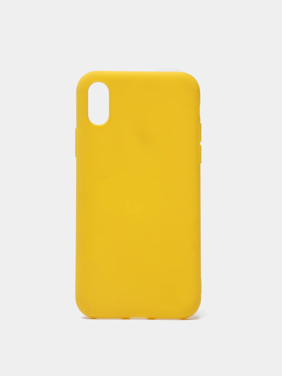 Желтый яркий силиконовый чехол для iPhone, 14 цветов