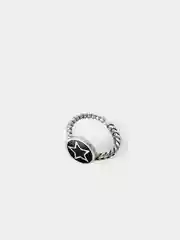Кораллово-розовый кольцо серебряное, 40 видов, перстень one size,  фаланговое колечко, фаланговые кольца
