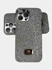 Белый чехол со стразами Samsung A12, A03, A03 core, iPhone 11, 12 Pro/ Pro Max, 13 Pro/ Pro Max