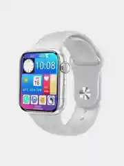 Серебряный умные смарт-часы Smart Watch RX 63 Pro Max, 45 мм, с беспроводной зарядкой
