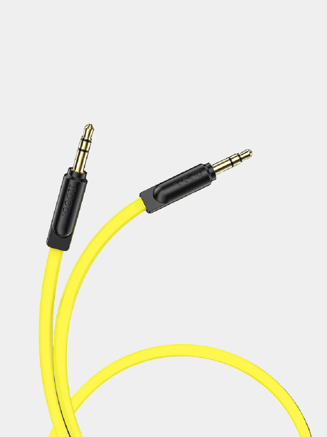 Желтый аудиокабель Hoco UPA16 AUX 3.5 mm, 2 м