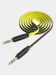 Желтый аудиокабель Hoco UPA16 AUX 3.5 mm, 2 м
