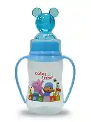 Бутылочка Baby Land 150мл с колпачком-игрушкой, силиконовой классической соской
