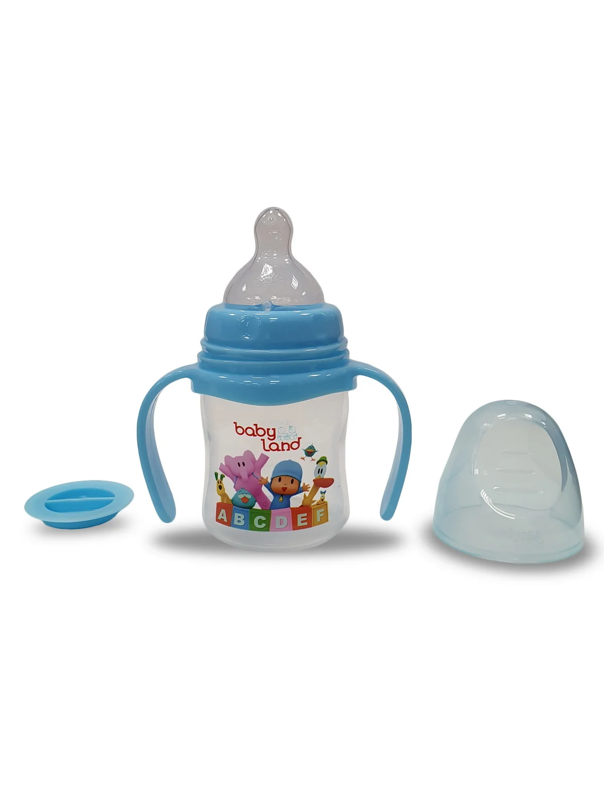 Бутылочка Baby Land 150 мл, с широким горлом и силиконовой анатомической соской Air System