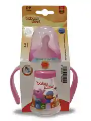 Бутылочка Baby Land 150 мл, с широким горлом и силиконовой анатомической соской Air System