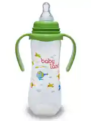 Лесной зеленый бутылочка Baby Land, 240 мл, с ручками, силиконовой классической соской Air System