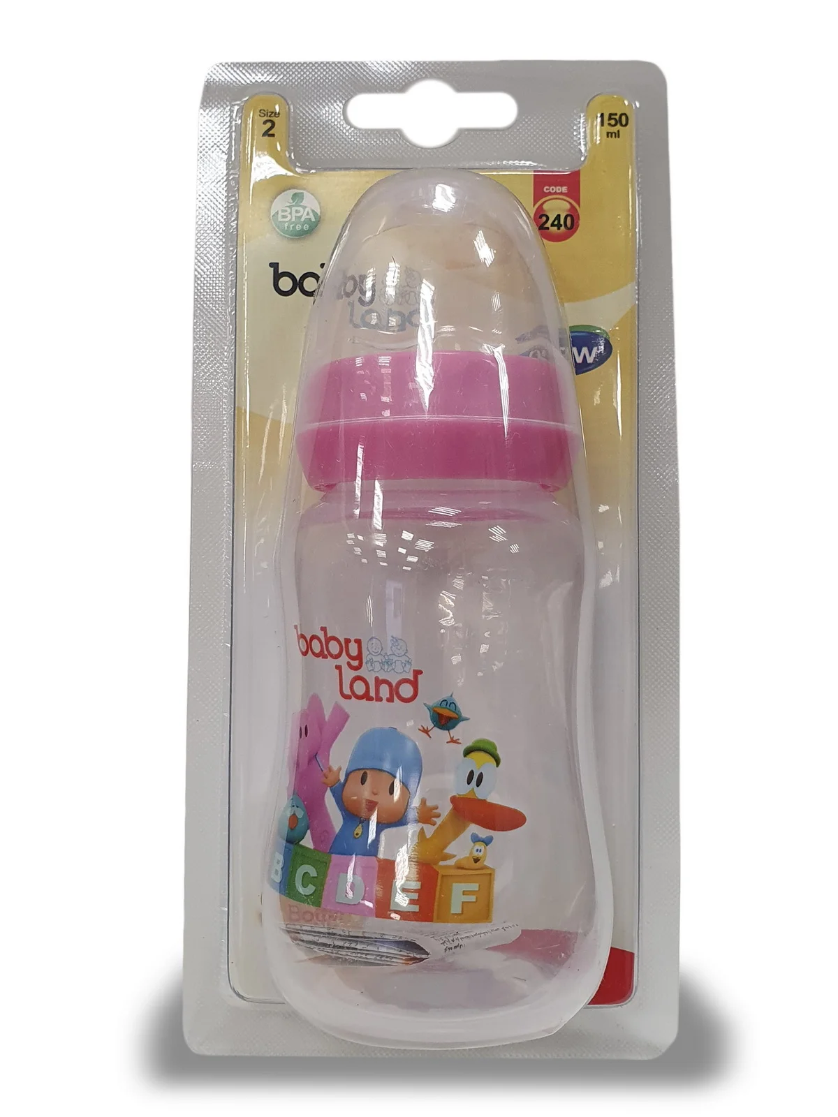 Бутылочка Baby Land 150 мл с силиконовой классической соской в блистере