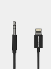 Аудиокабель AUX - iPhone Lightning 8-pin, 1 м, 2м More choice "UK22i",