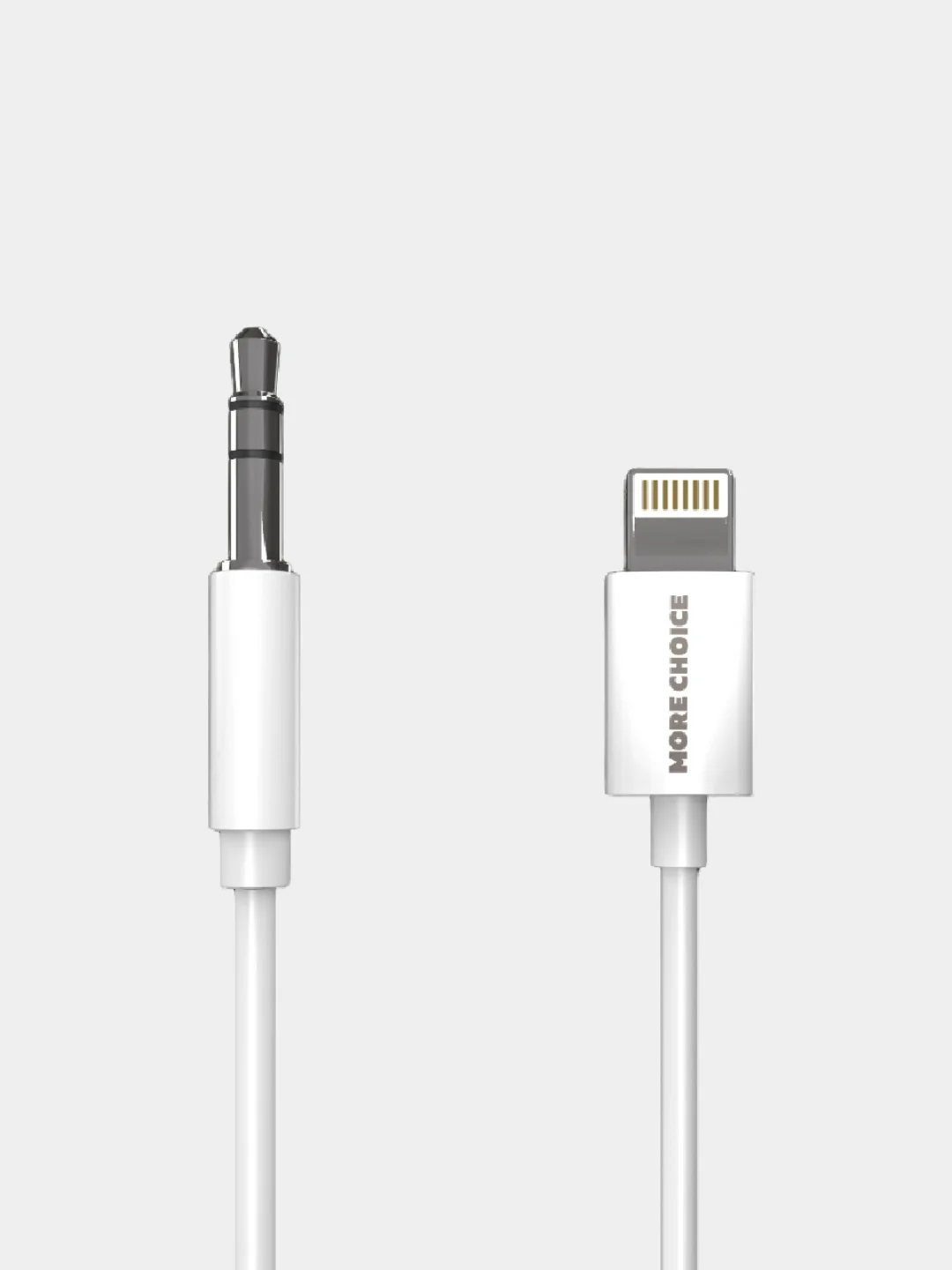 Аудиокабель AUX - iPhone Lightning 8-pin, 1 м, 2м More choice "UK22i",