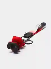 Красный брелок "Попа кота"  для рюкзака и ключей. Брелок Тетрис mini электронная игра