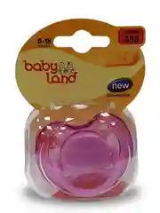 Соска-пустышка Baby Land силиконовая ортодонтическая, 6 мес+