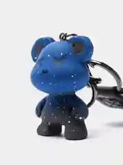 Синий брелок "Попа кота"  для рюкзака и ключей. Брелок Тетрис mini электронная игра
