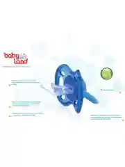 Соска-пустышка Baby Land силиконовая ортодонтическая, 6 мес+