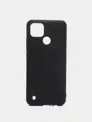 Угольный чехол для Realme C21 силиконовый матовый