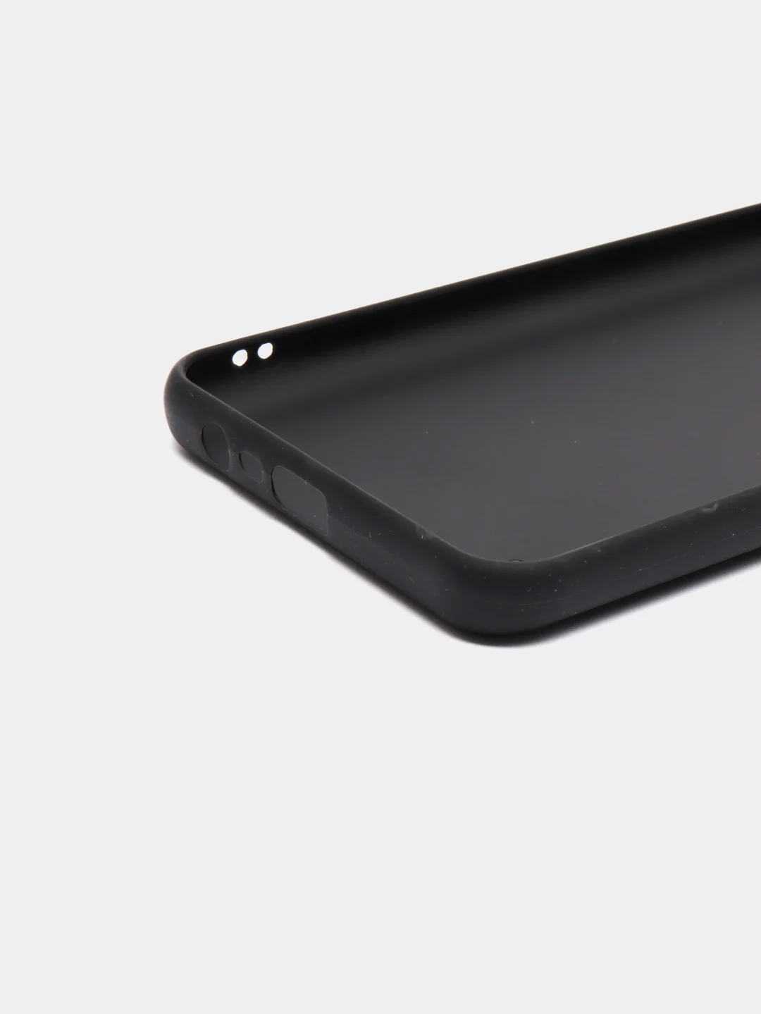 Угольный чехол для Realme C21 силиконовый матовый