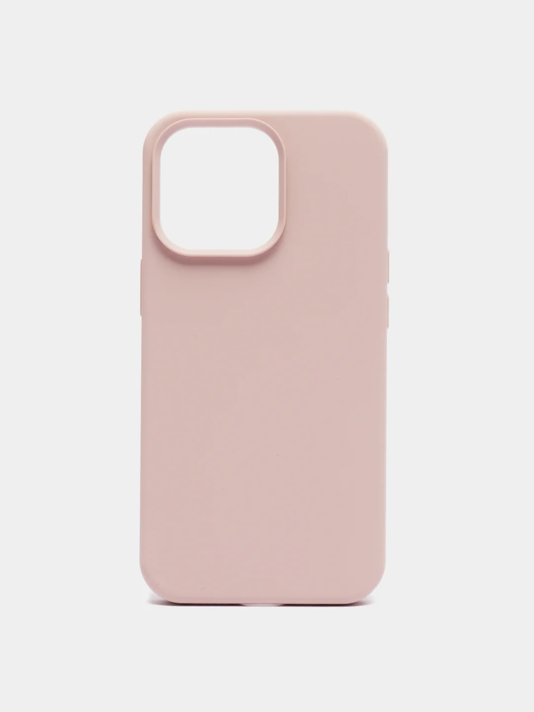 Пудровый чехол iPhone 13, 13 Pro, 13 Pro Max силиконовый с закрытым низом