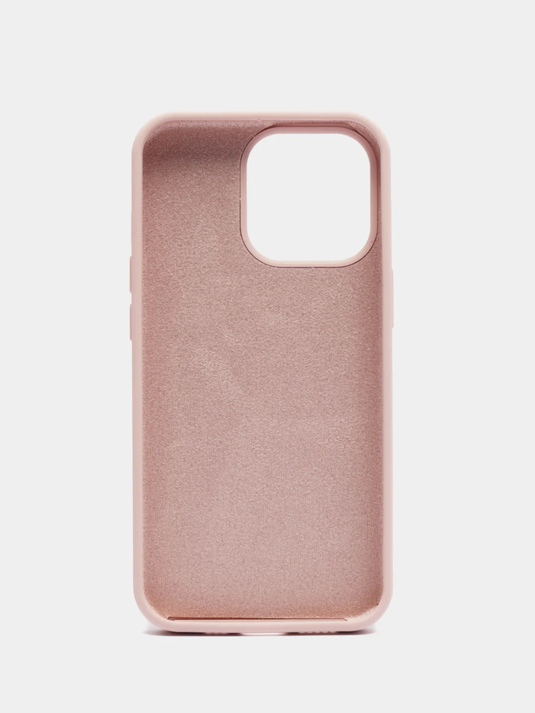 Пудровый чехол iPhone 13, 13 Pro, 13 Pro Max силиконовый с закрытым низом