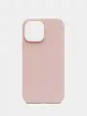 Пудровый чехол iPhone 13, 13 Pro, 13 Pro Max силиконовый с закрытым низом