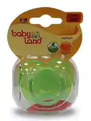 Соска-пустышка Baby Land силиконовая круглая, 6 мес+