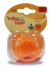 Соска-пустышка Baby Land силиконовая круглая, 0 мес+