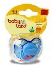 Соска-пустышка Baby Land силиконовая круглая, 0 мес+