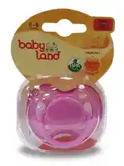 Соска-пустышка Baby Land силиконовая круглая, 0 мес+