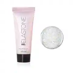 Серый акригель с блестками Runail Professional Elastone Gel, 18 мл