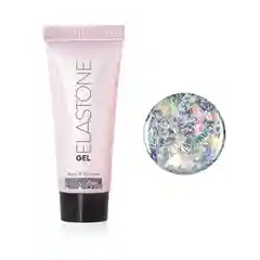 Серый акригель с блестками Runail Professional Elastone Gel, 18 мл