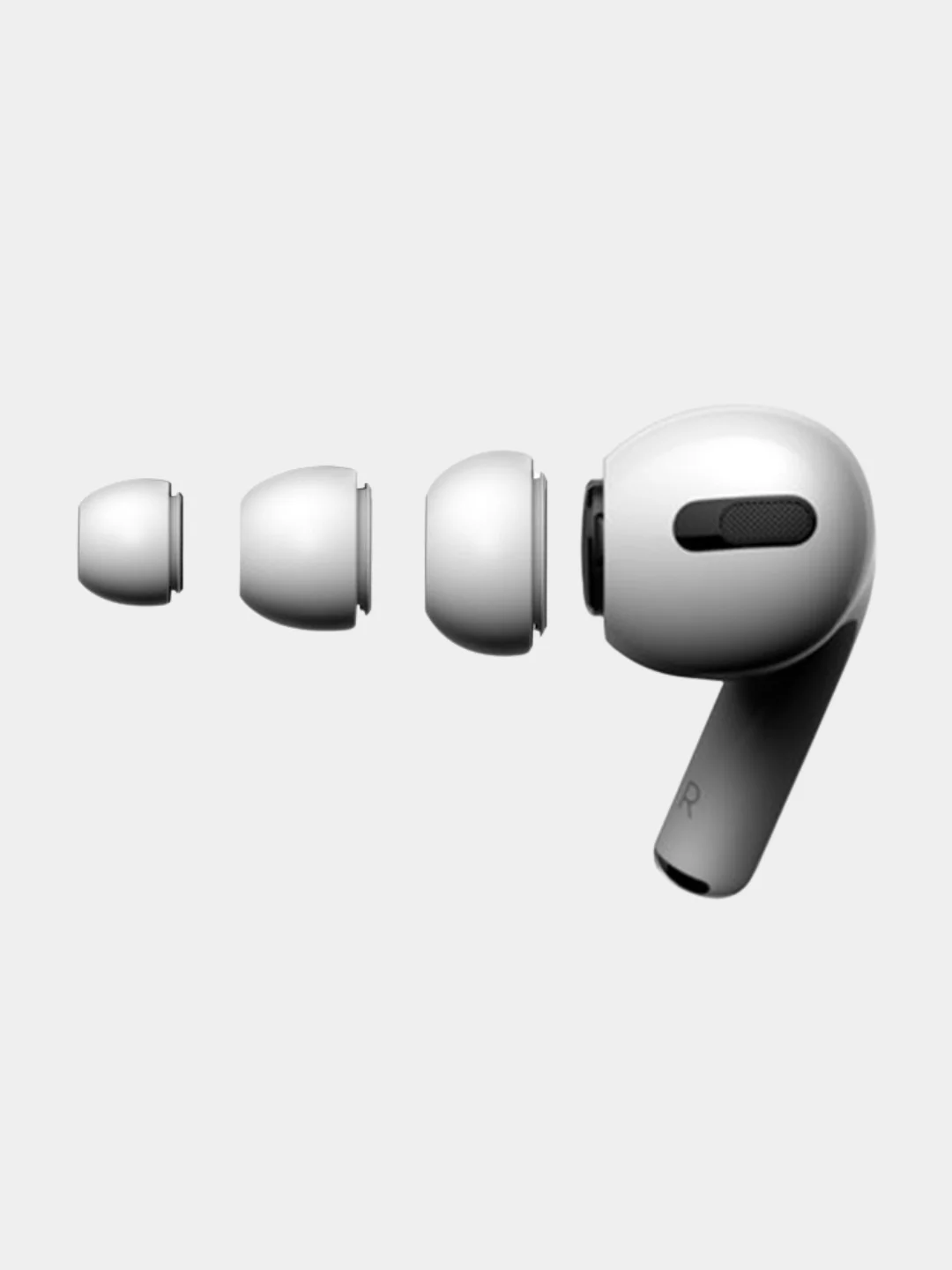 Белый амбушюры для AirPods Pro, силиконовые, размер S, M, L