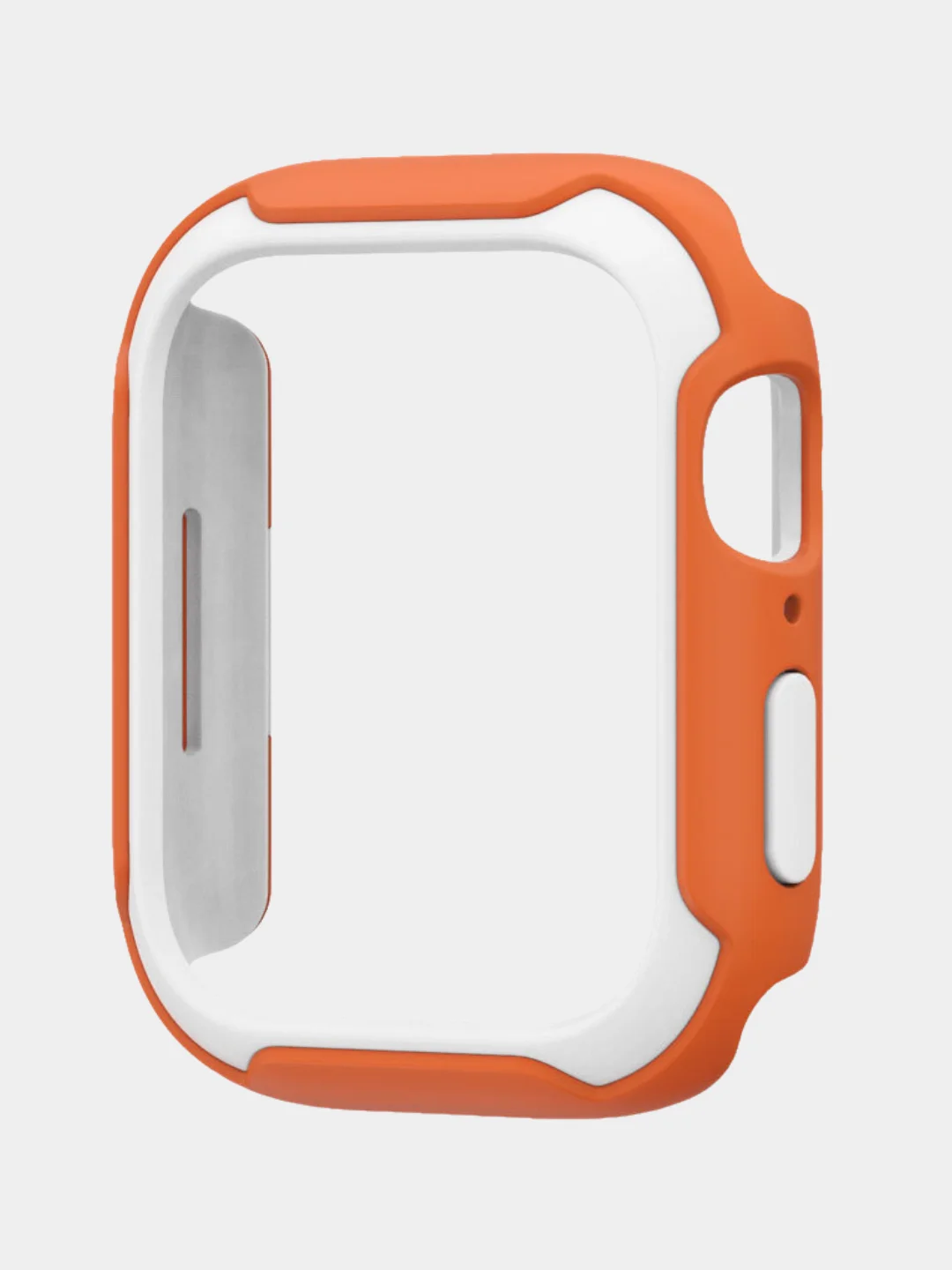 Рыжий защитный бампер чехол для Apple Watch 7 41, 45 мм рамка
