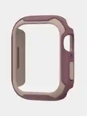 Бежевый меланж защитный бампер чехол для Apple Watch 7 41, 45 мм рамка