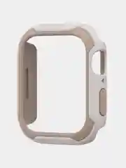 Песочный хаки защитный бампер чехол для Apple Watch 7 41, 45 мм рамка