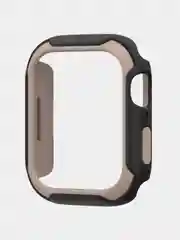 Бежевый защитный бампер чехол для Apple Watch 7 41, 45 мм рамка