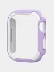 Лавандовый защитный бампер чехол для Apple Watch 7 41, 45 мм рамка