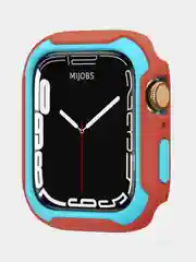 Небесно-голубой защитный бампер чехол для Apple Watch 7 41, 45 мм рамка