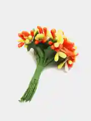 Желтый тычинки гладкие двухцветные. 12 штук