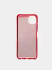 Красный чехол блестящий Samsung Galaxy A22S, A22 5G накладка с блёстками